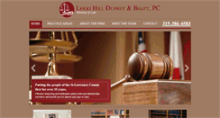 Desktop Screenshot of lhdblaw.com